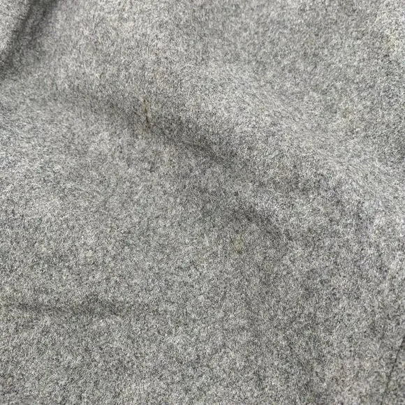 Vintage 1970s Cacharel Pleated Wool A-Line Button Front Skirt 36 US 4 Green Gray - Picture 5 of 7